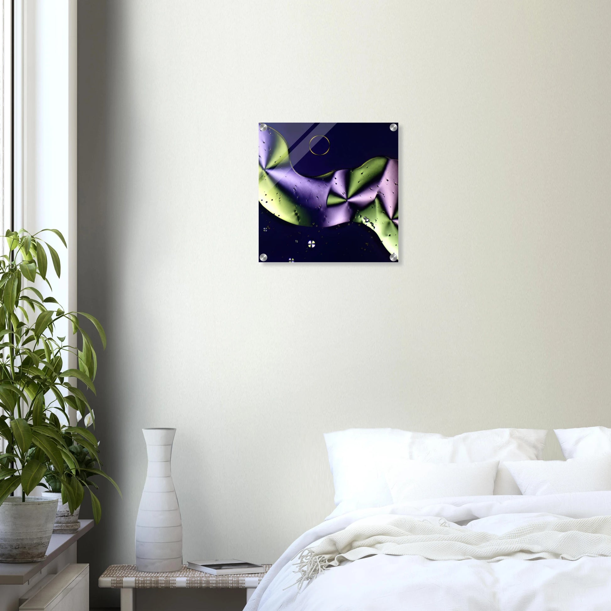 Sorbit als Mikrokristall-Wandbild auf Acrylglas – Produktansicht 21