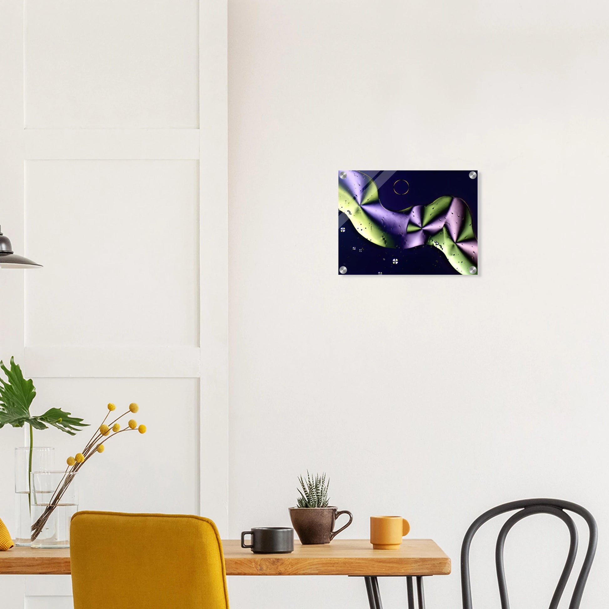 Sorbit als Mikrokristall-Wandbild auf Acrylglas – Produktansicht 4