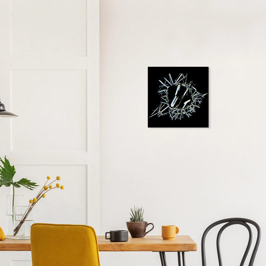 Harnstoff mit Weinsäure als Mikrokristall-Wandbild auf Forex – Produktansicht 2
