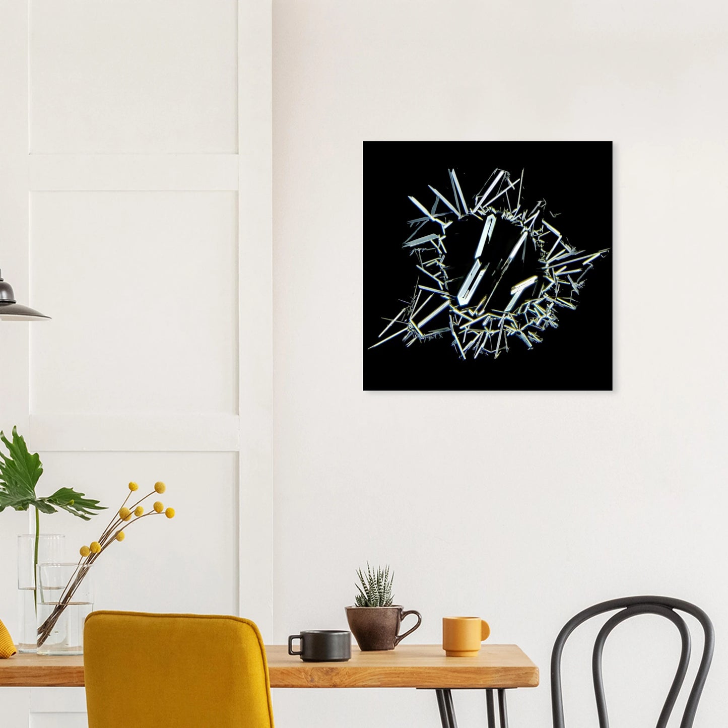 Harnstoff mit Weinsäure als Mikrokristall-Wandbild auf Forex – Produktansicht 7