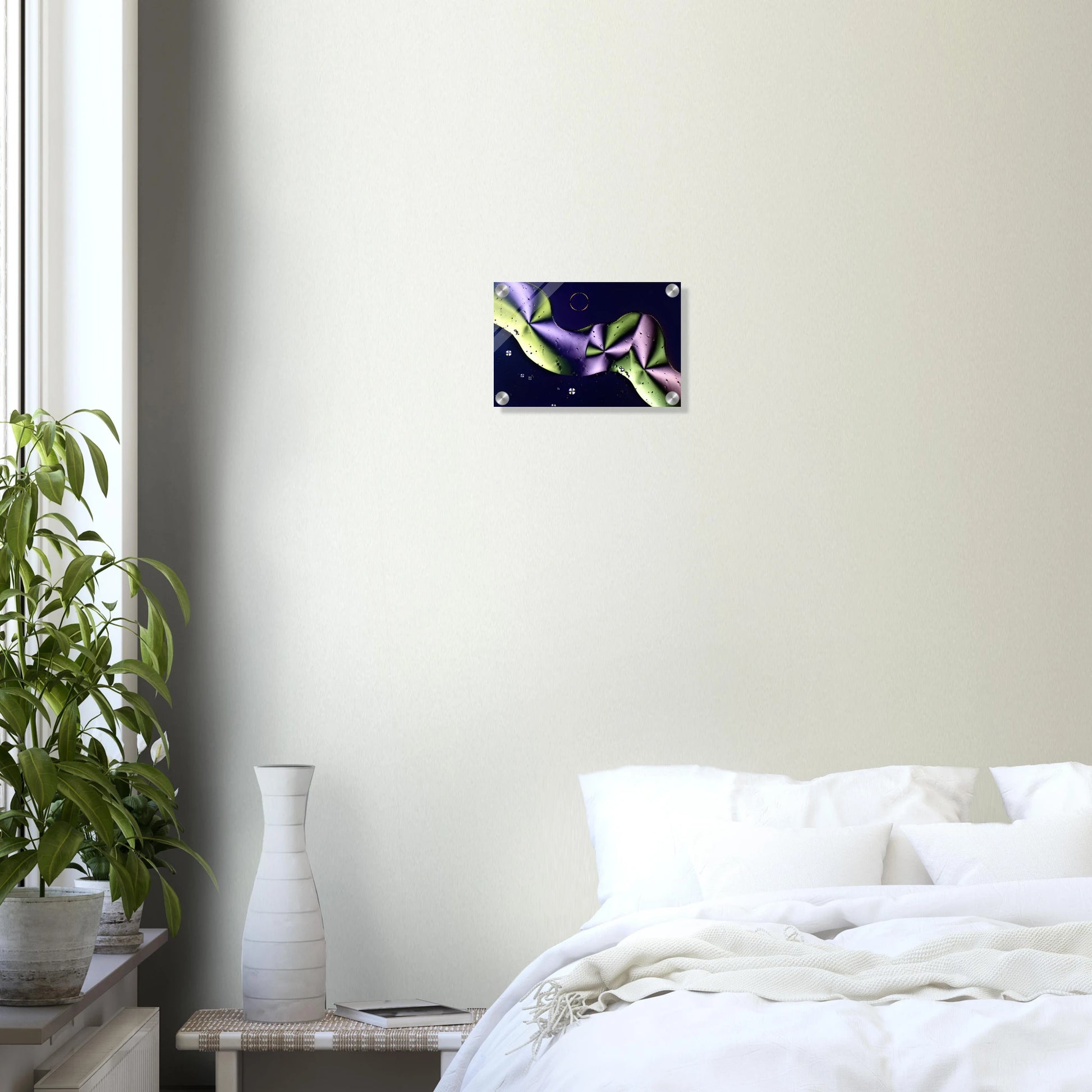 Sorbit als Mikrokristall-Wandbild auf Acrylglas – Produktansicht 22