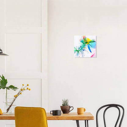 Benzoesäure als Mikrokristall-Wandbild auf Forex – Motiv 1 – Produktansicht 9