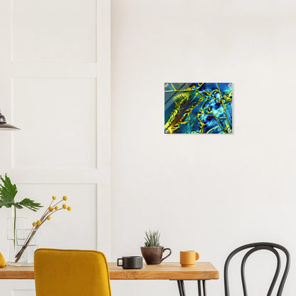 Optical Brightener als Mikrokristall-Wandbild auf Acrylglas – Motiv 1 – Produktansicht 4