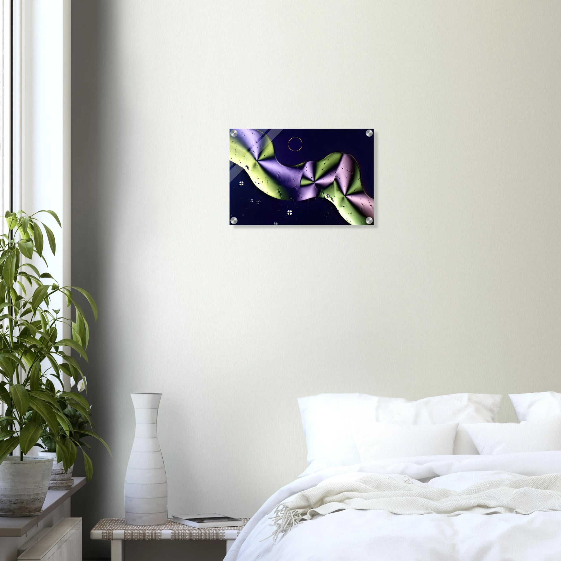 Sorbit als Mikrokristall-Wandbild auf Acrylglas – Produktansicht 20