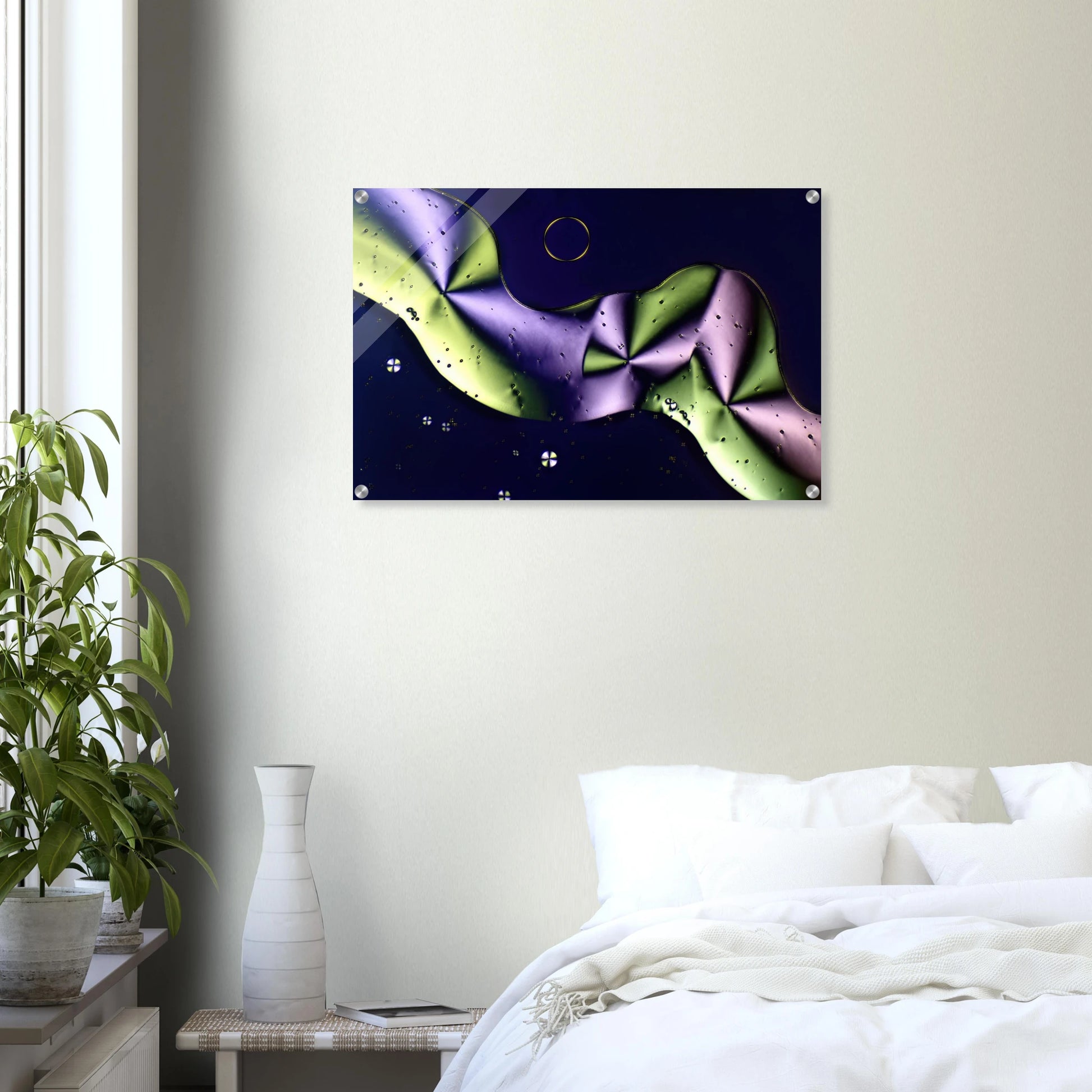 Sorbit als Mikrokristall-Wandbild auf Acrylglas – Produktansicht 23