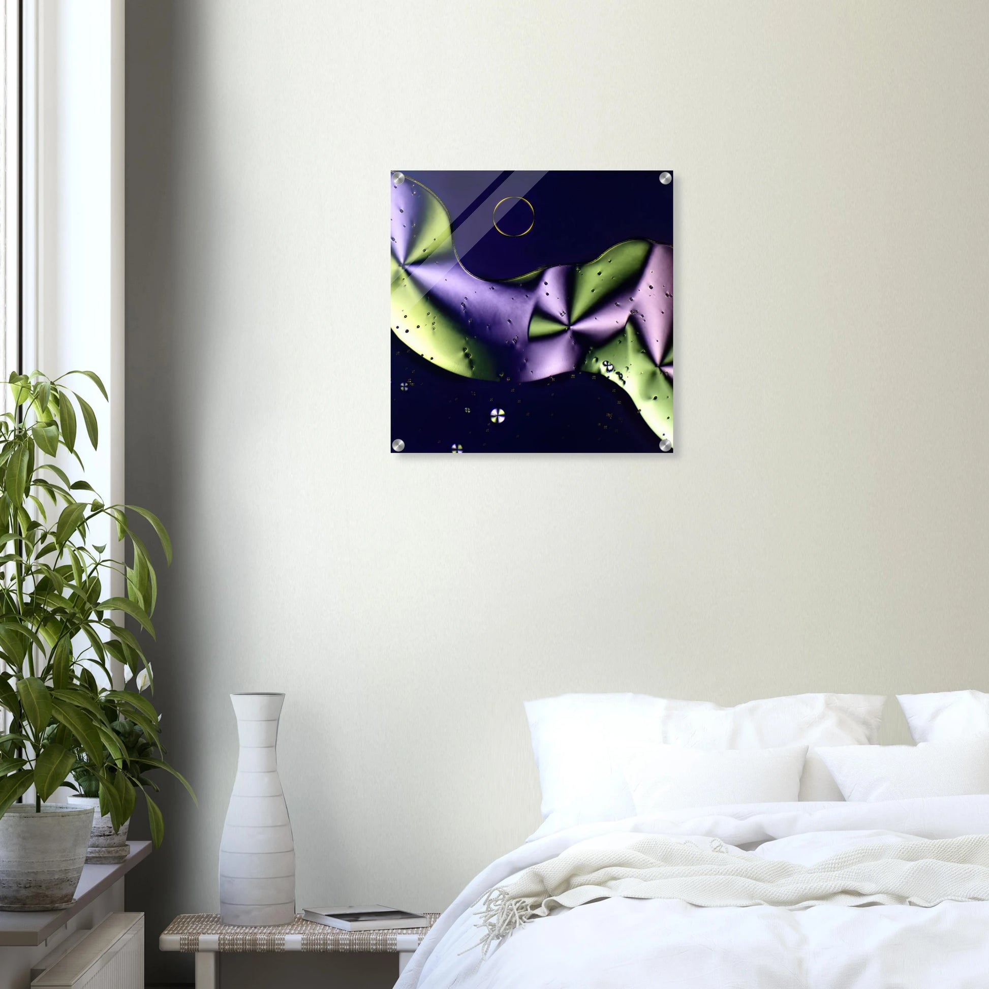 Sorbit als Mikrokristall-Wandbild auf Acrylglas – Produktansicht 17