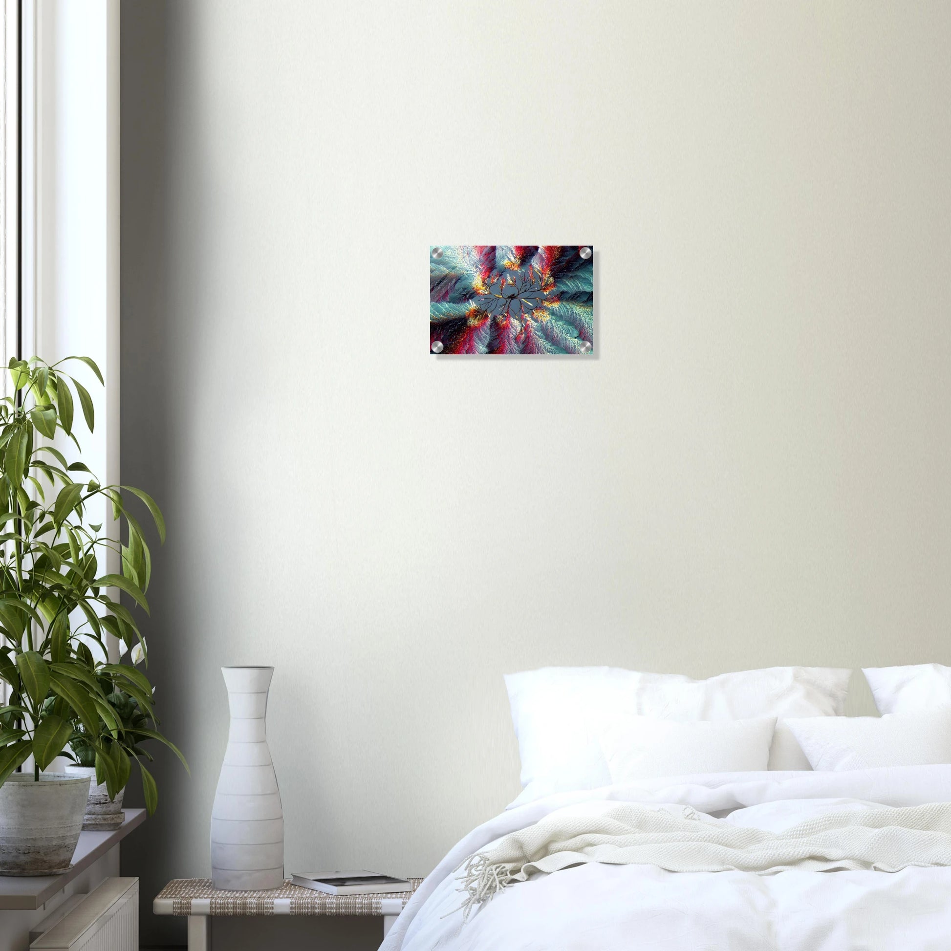 Zimtsäure als Mikrokristall-Wandbild auf Acrylglas – Motiv 1 – Produktansicht 8