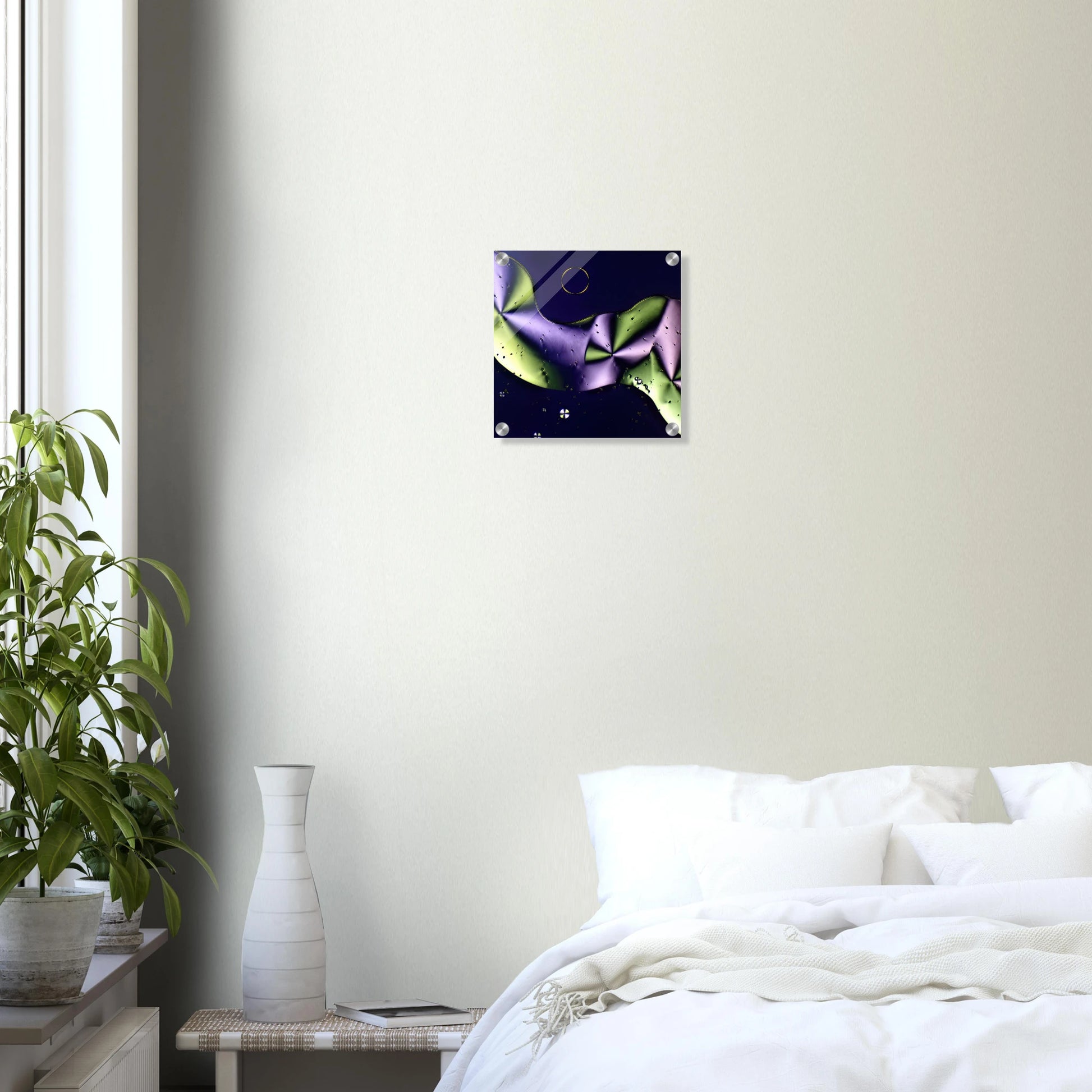 Sorbit als Mikrokristall-Wandbild auf Acrylglas – Produktansicht 12