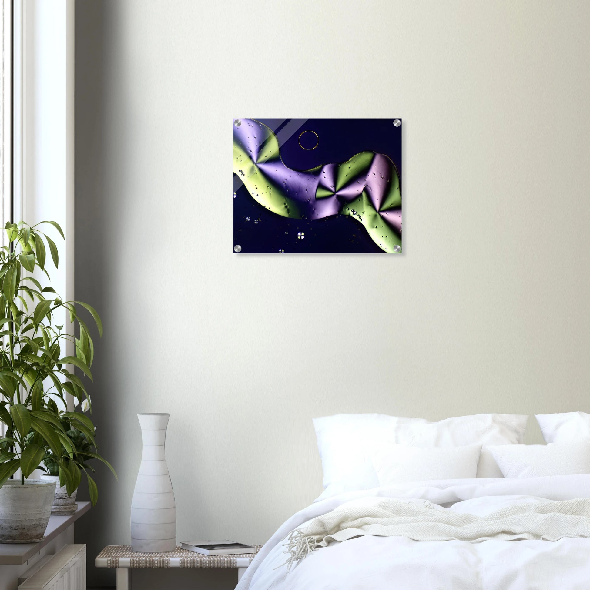 Sorbit als Mikrokristall-Wandbild auf Acrylglas – Produktansicht 15
