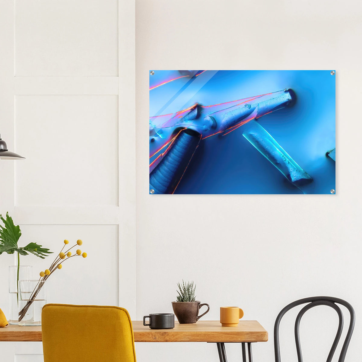 Alaun mit Öl als Mikrokristall-Wandbild auf Acrylglas – Produktansicht 6