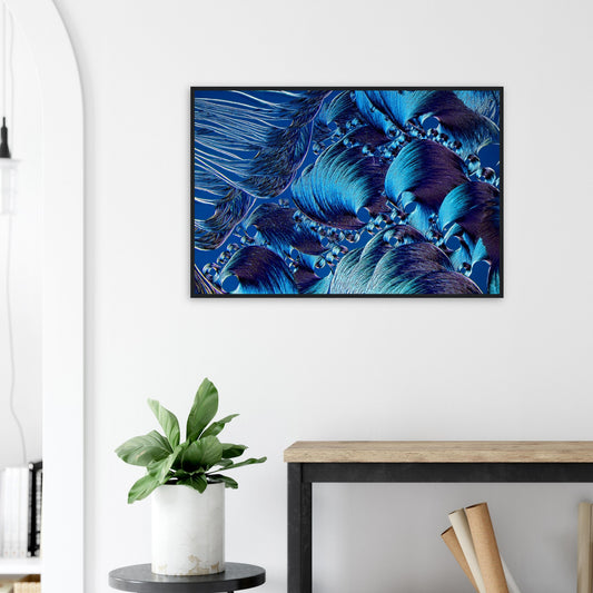 Brodacid als Mikrokristall-Poster mit Holzrahmen