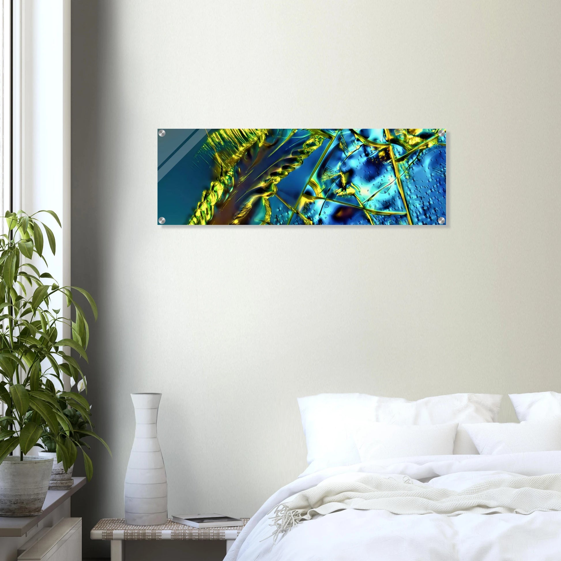 Optical Brightener als Mikrokristall-Wandbild auf Acrylglas – Motiv 1 – Produktansicht 14