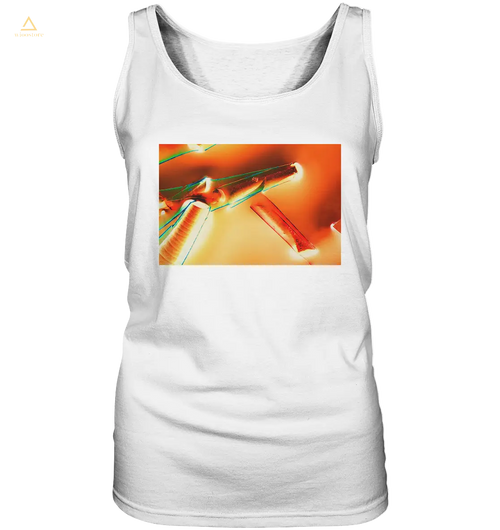Microcrystal Design Tank Top - Alum with Oil Negative