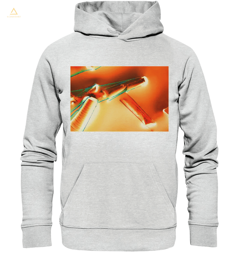 Microcrystal Design Premium Hoodie - Alum with Oil Negative