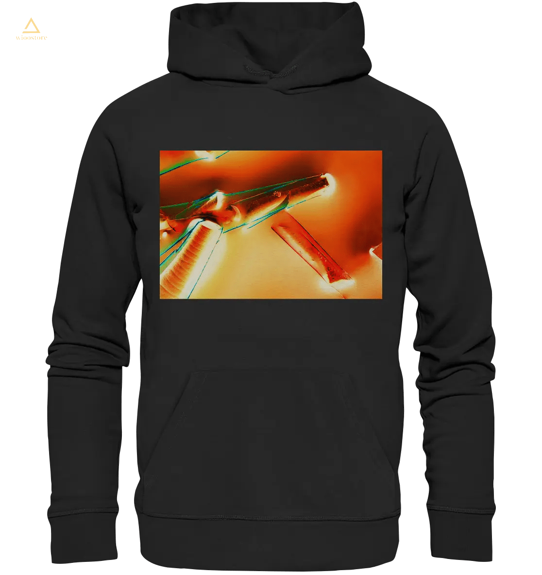 Alaun mit Öl Negativ - Premium Hoodie wioostore.de