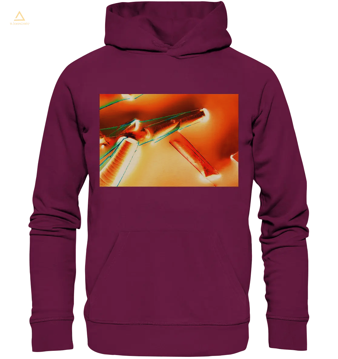 Alaun mit Öl Negativ - Premium Hoodie wioostore.de