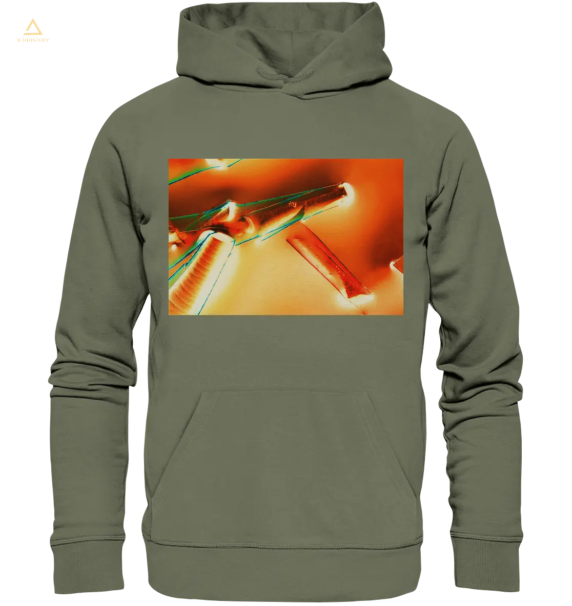 Alaun mit Öl Negativ - Premium Hoodie wioostore.de