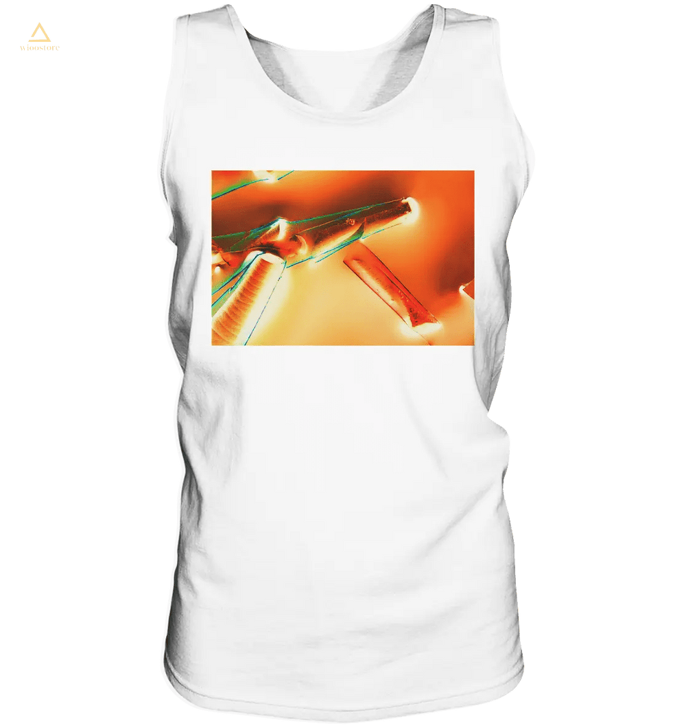 Exklusives Tank Top Herren Mikrokristall-Design – jedes Stück Unikat