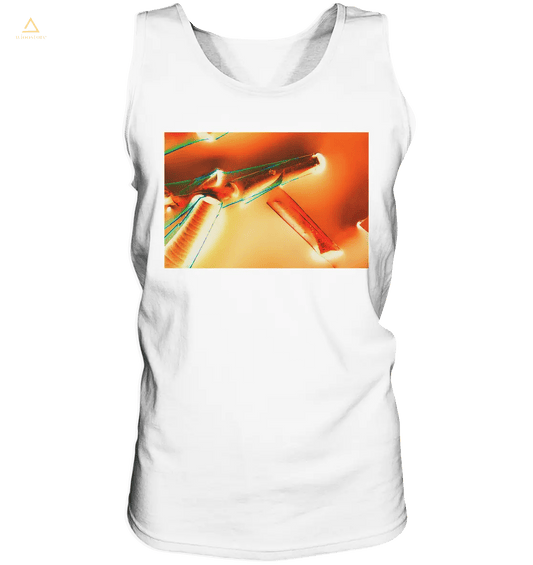 Exklusives Tank Top Herren Mikrokristall-Design – jedes Stück Unikat