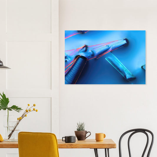 Alaun mit Öl als Mikrokristall-Wandbild auf Forex