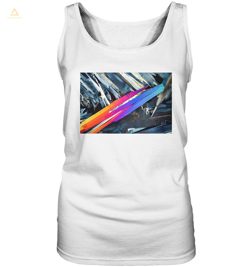 Microcrystal Design Tank Top- Benzoic Acid