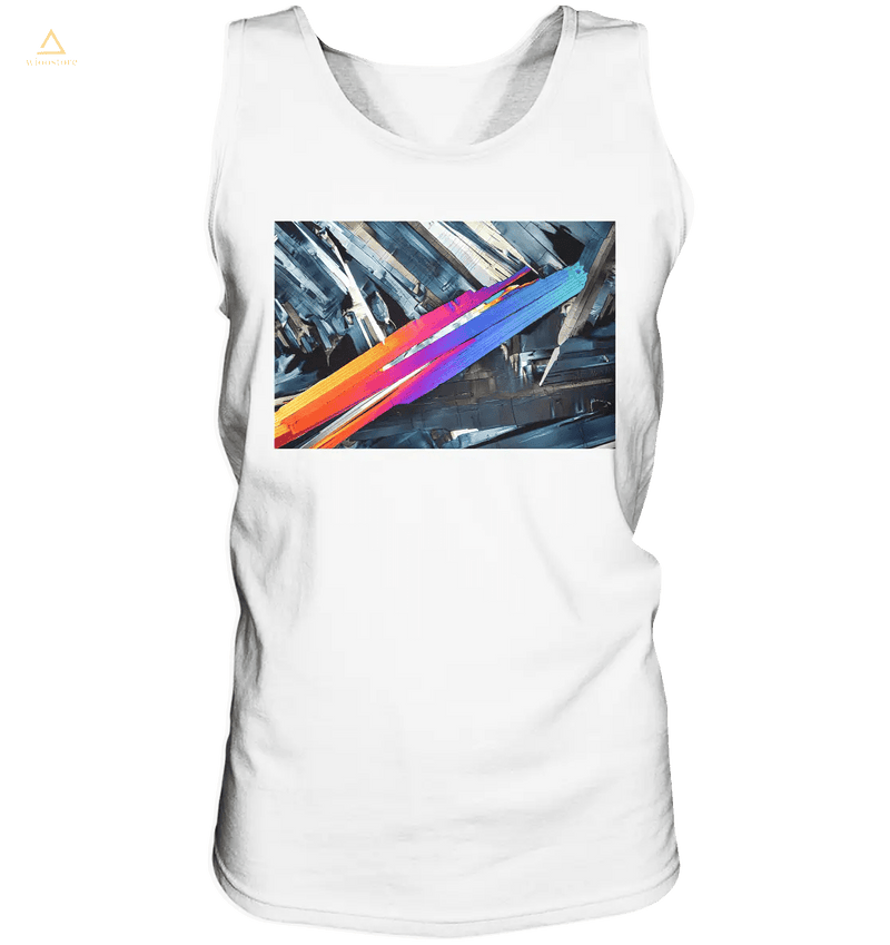 Microcrystal Design Tank Top - Benzoic Acid