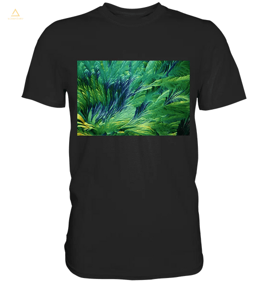 Mikrokristall Design Shirt mit Beta Alanin und L-Glutamin Design – echte Mikrofotografie