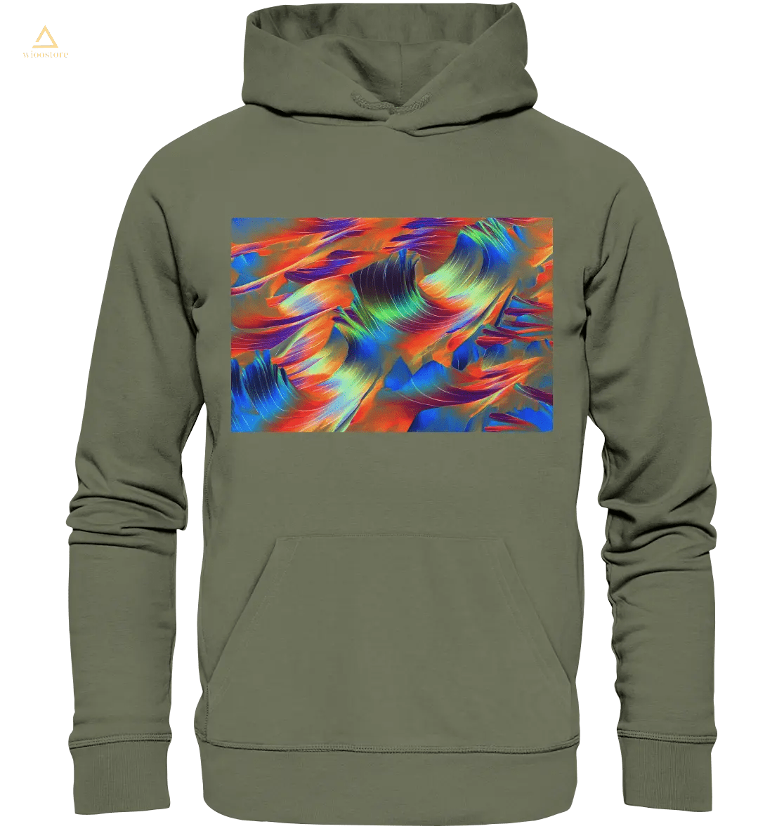 Mikrokristall-Design Premium Hoodie - Beta Alanin und L-Glutamin - wioostore.de - #unikat#