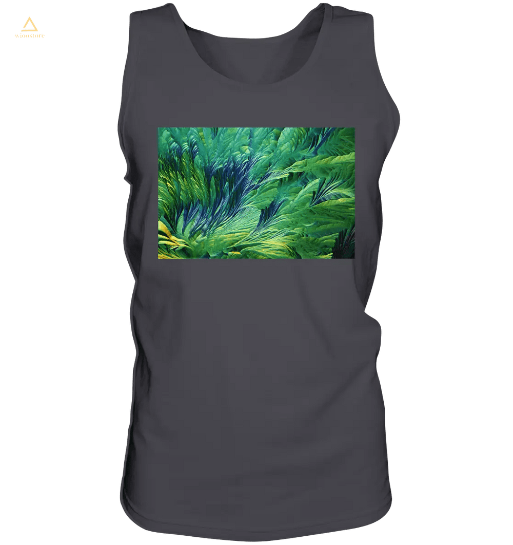 Beta-Alanin und L-Glutamin – Mikrokristall-Tank-Top für Herren – Motiv 1 – Produktansicht 2