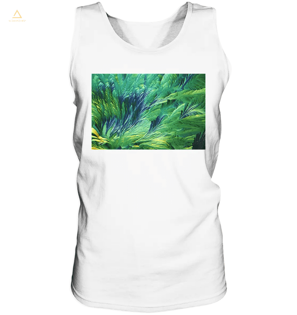 Beta-Alanin und L-Glutamin – Mikrokristall-Tank-Top für Herren – Motiv 1