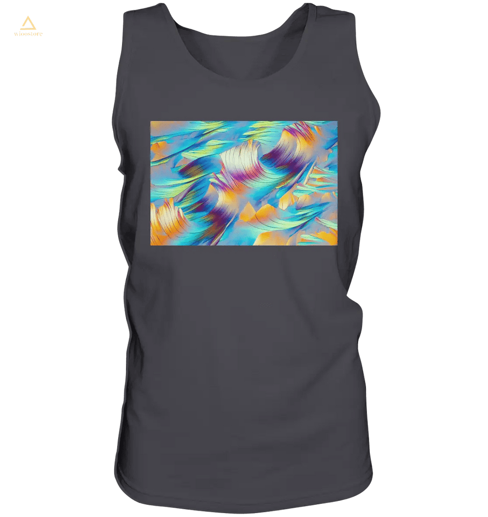 Beta-Alanin und L-Glutamin – Mikrokristall-Tank-Top für Herren – Motiv 3 – Produktansicht 2