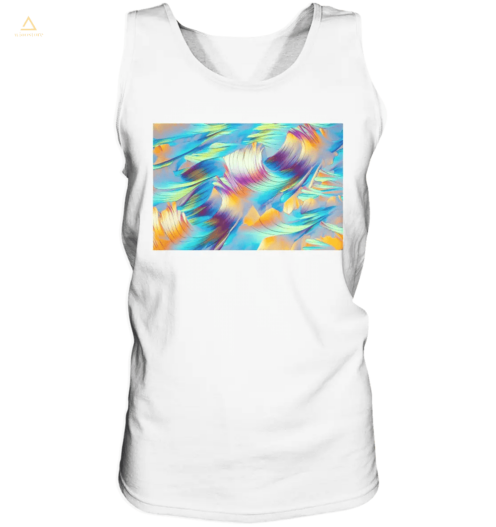 Beta-Alanin und L-Glutamin – Mikrokristall-Tank-Top für Herren – Motiv 3