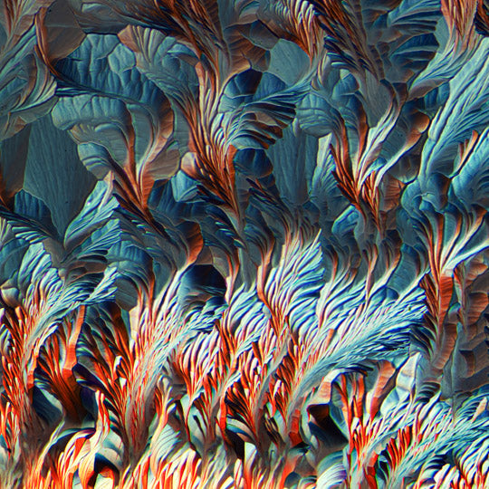 Beta Alanin und L-Glutamin Mikrokristall-Bild – digitale Mikrofotografie zum Download, hochauflösendes Motiv
