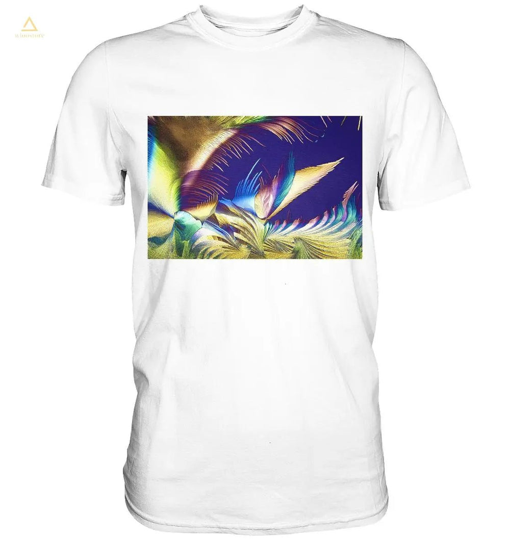 Mikrokristall Shirt mit Brodacid Design – echte Mikrofotografie