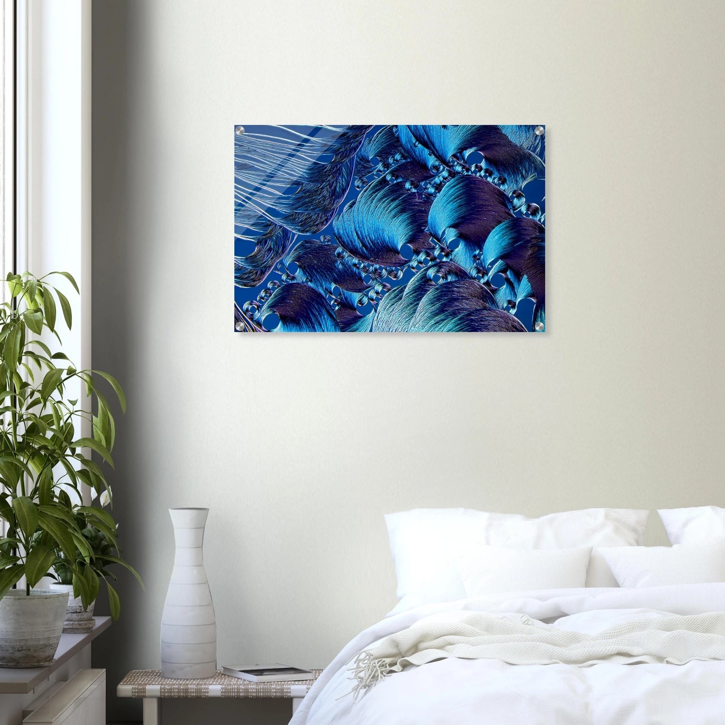 Brodacid als Mikrokristall-Wandbild auf Acrylglas – Produktansicht 3