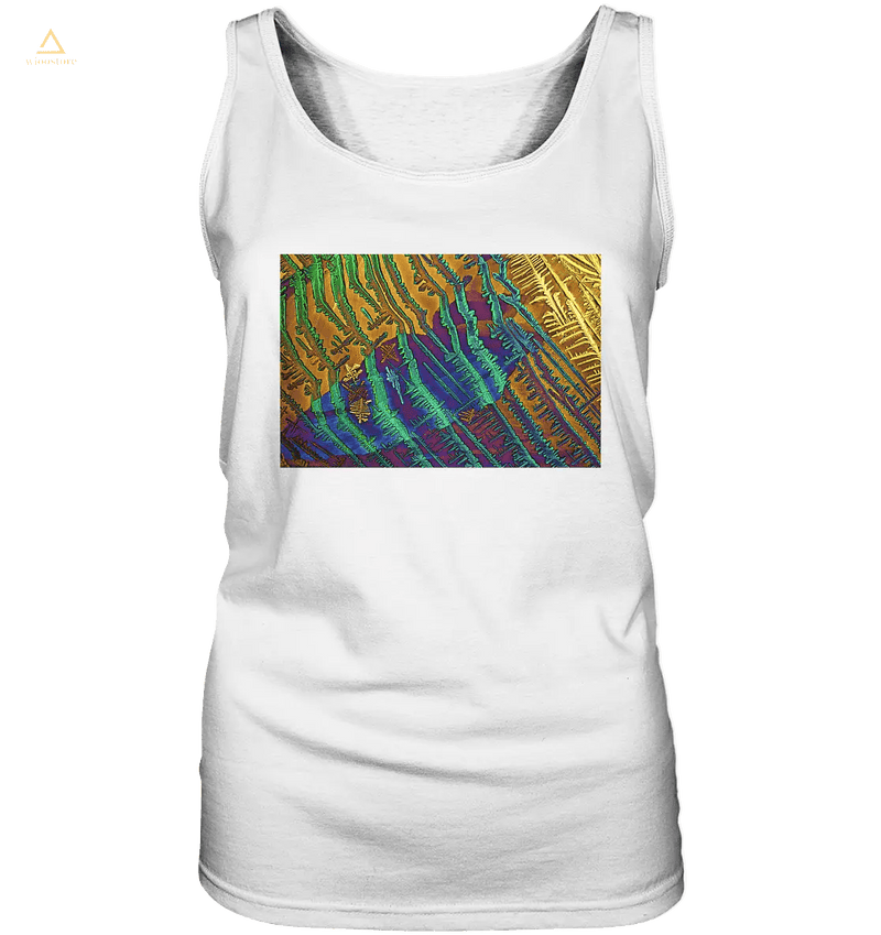 Microcrystal Design Tank Top- Cesium Chloride with Copper Sulfate