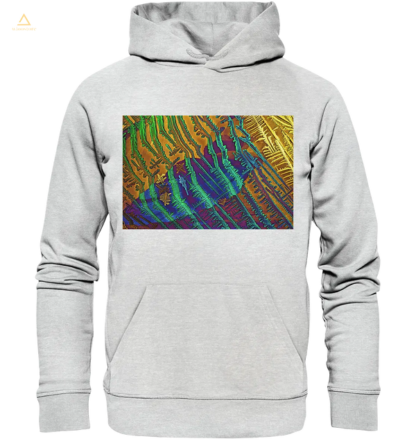 Mikrokristall-Design Premium Hoodie - Caesiumchlorid mit Kupfersulfat