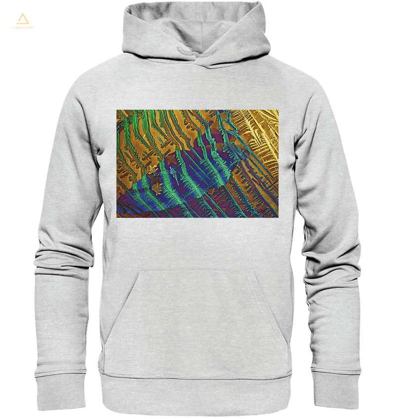 Microcrystal Design Premium Hoodie - Caesium Chloride with Copper Sulfate