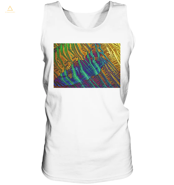 Mikrokristall-Design Tank Top - Caesiumchlorid mit Kupfersulfat