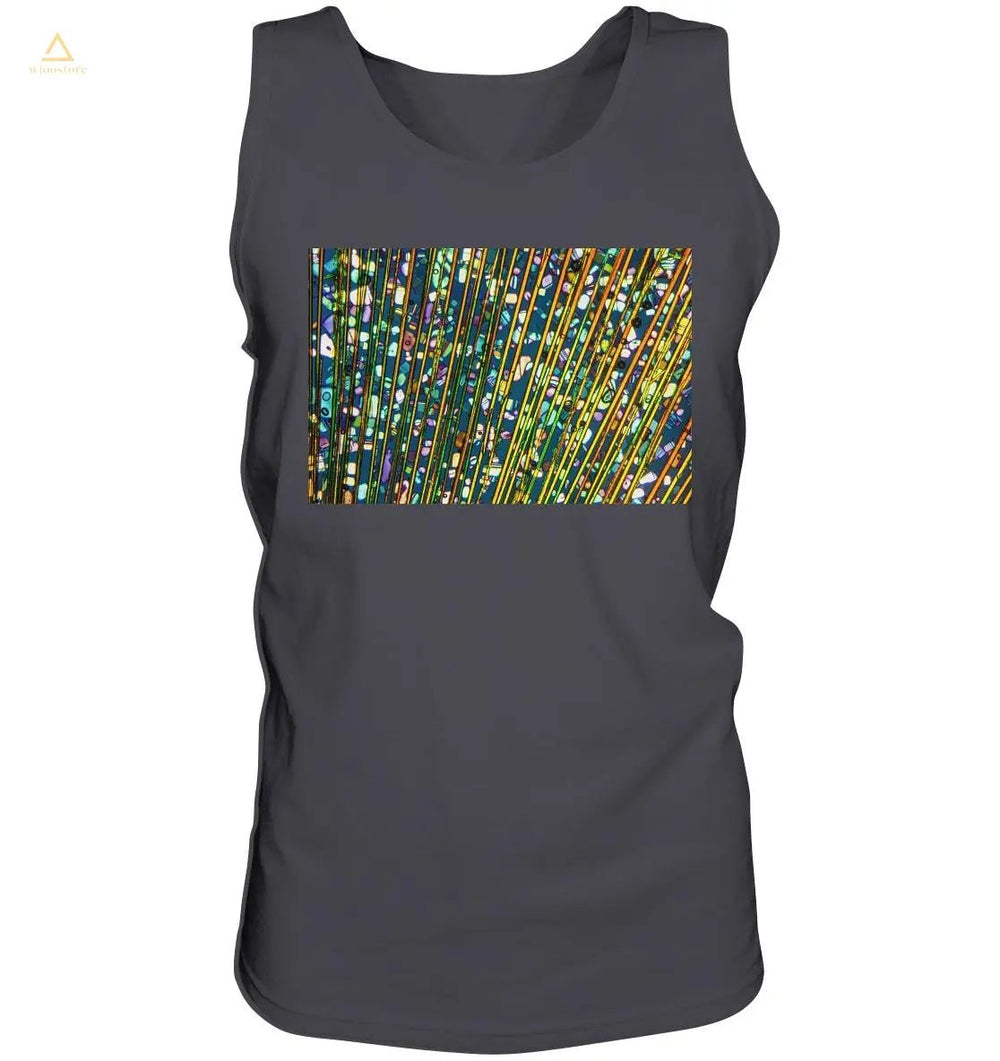 Caesiumchlorid mit Magnesiumchlorid – Mikrokristall-Tank-Top für Herren – Produktansicht 2