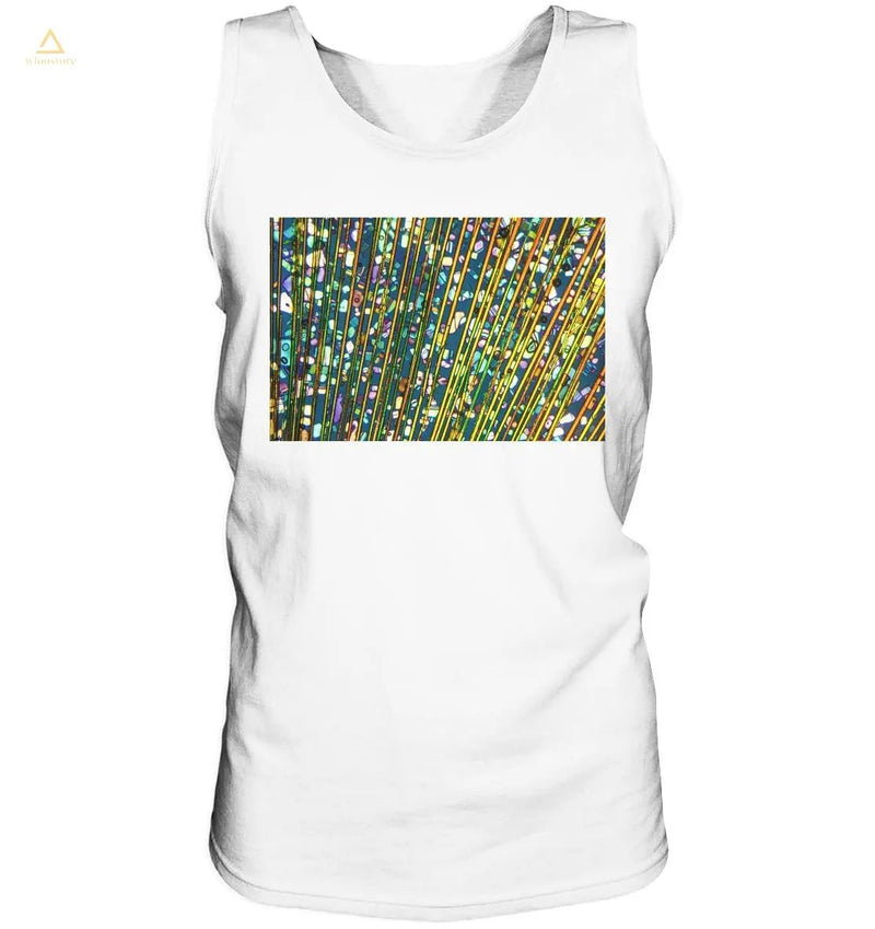 Microcrystal design tank top - cesium chloride with magnesium chloride