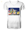 GABA + Zucker - Mens Organic V-Neck Shirt wioostore