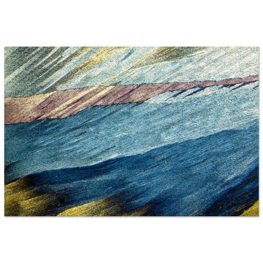 Harnstoff. mit Resorcin als Mikrokristal-Poster auf Museumspapier