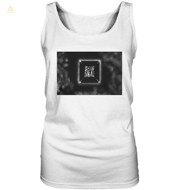Mikrokristall Design Tank Top- Kochsalz, Mikrokristalle im Dunkelfeld