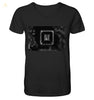 Kochsalz, Mikrokristalle im Dunkelfeld - Mens Organic V-Neck Shirt wioostore