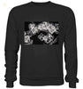 Kochsalz, Mikrokristalle im Dunkelfeld - Premium Sweatshirt wioostore