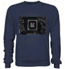 Kochsalz, Mikrokristalle im Dunkelfeld - Premium Sweatshirt wioostore