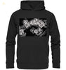 Kochsalz, Mikrokristalle im Dunkelfeld - Premium Unisex Hoodie wioostore.de