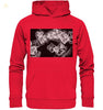 Kochsalz, Mikrokristalle im Dunkelfeld - Premium Unisex Hoodie wioostore.de