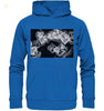 Kochsalz, Mikrokristalle im Dunkelfeld - Premium Unisex Hoodie wioostore.de